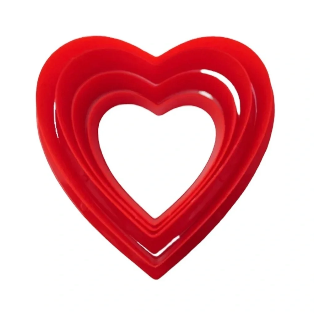 Cookie Cutter Heart Shaped Nesting Set